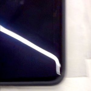Black Smartphone with White Edge